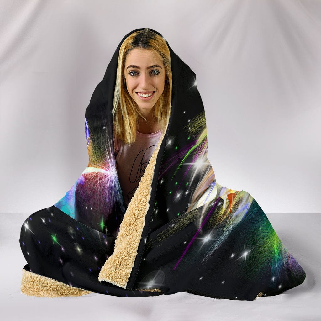 Hooded Blanket - Galaxy Unicorn - GiddyGoatStore