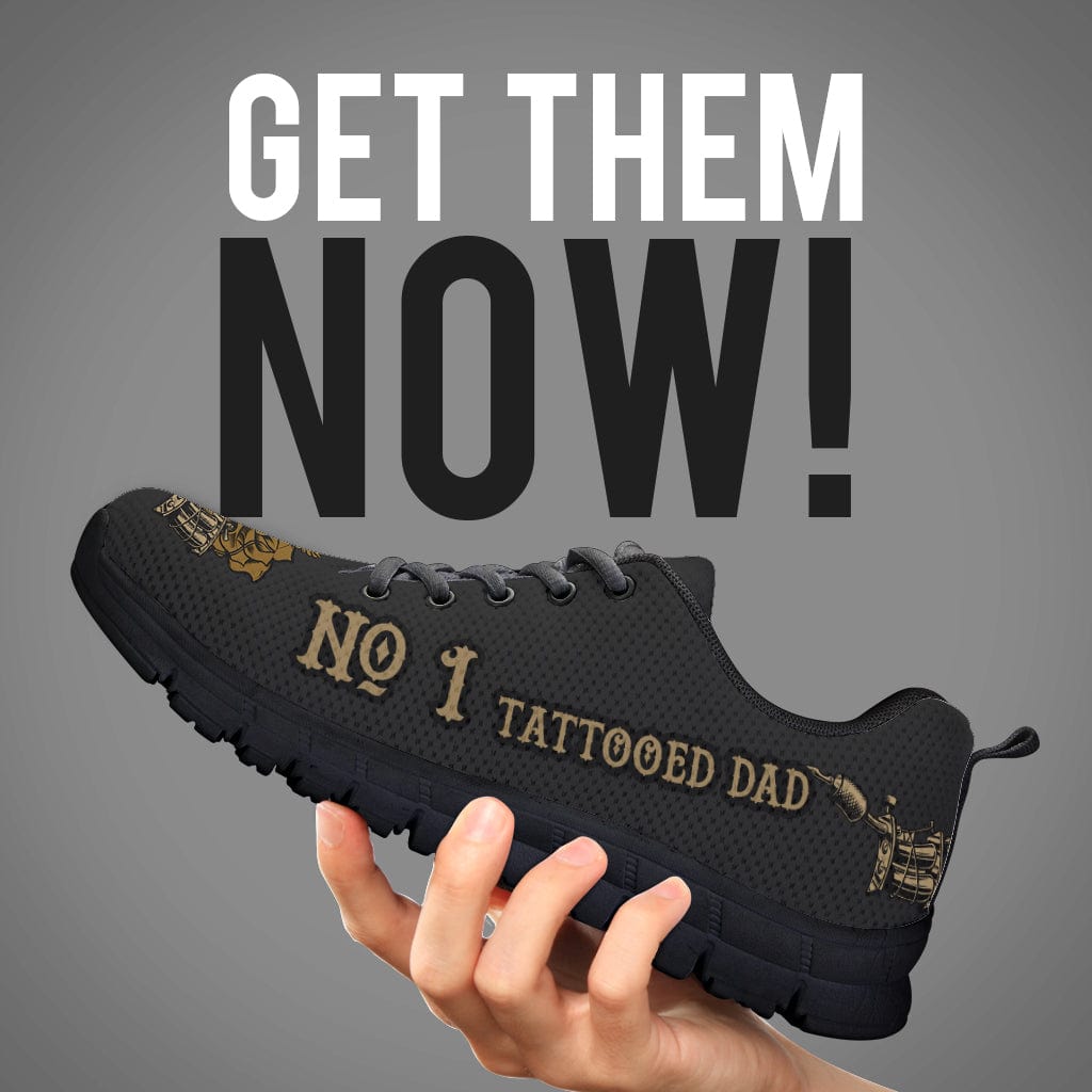 Men's Sneakers - Tattoo Dad Sneakers