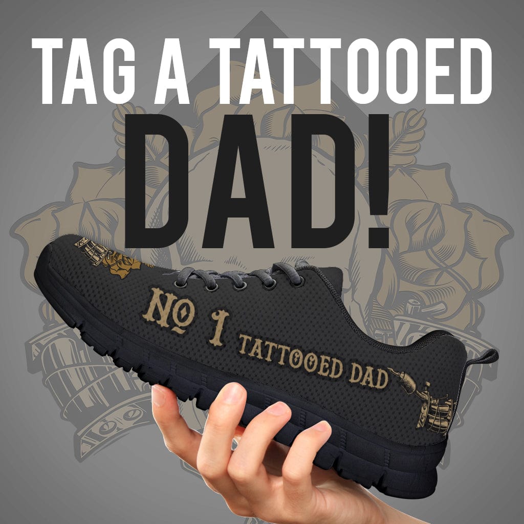 Men's Sneakers - Tattoo Dad Sneakers