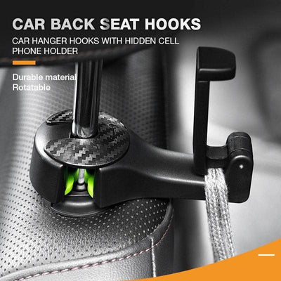 Headrest 2 in 1 Phone and Bag Hook - GiddyGoatStore