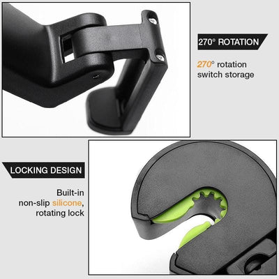 Headrest 2 in 1 Phone and Bag Hook - GiddyGoatStore