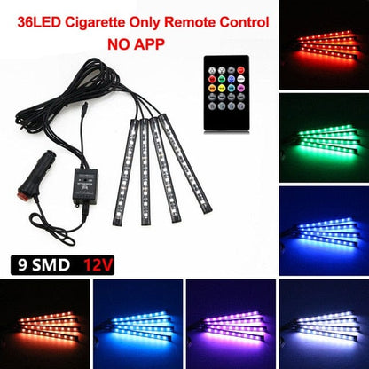 Car Interior Ambient Light Neon LED Strip
