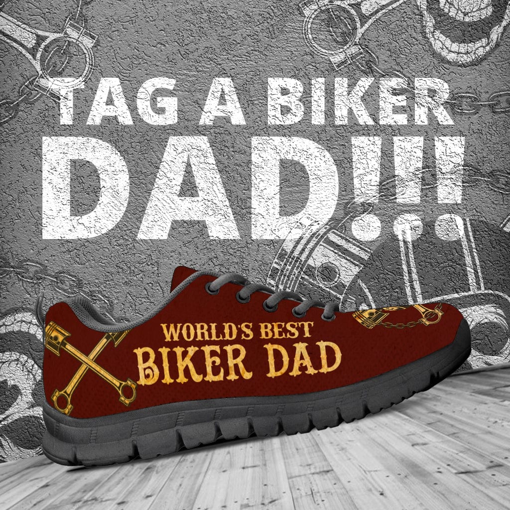 Men's Sneakers - Biker Dad Sneakers - GiddyGoatStore